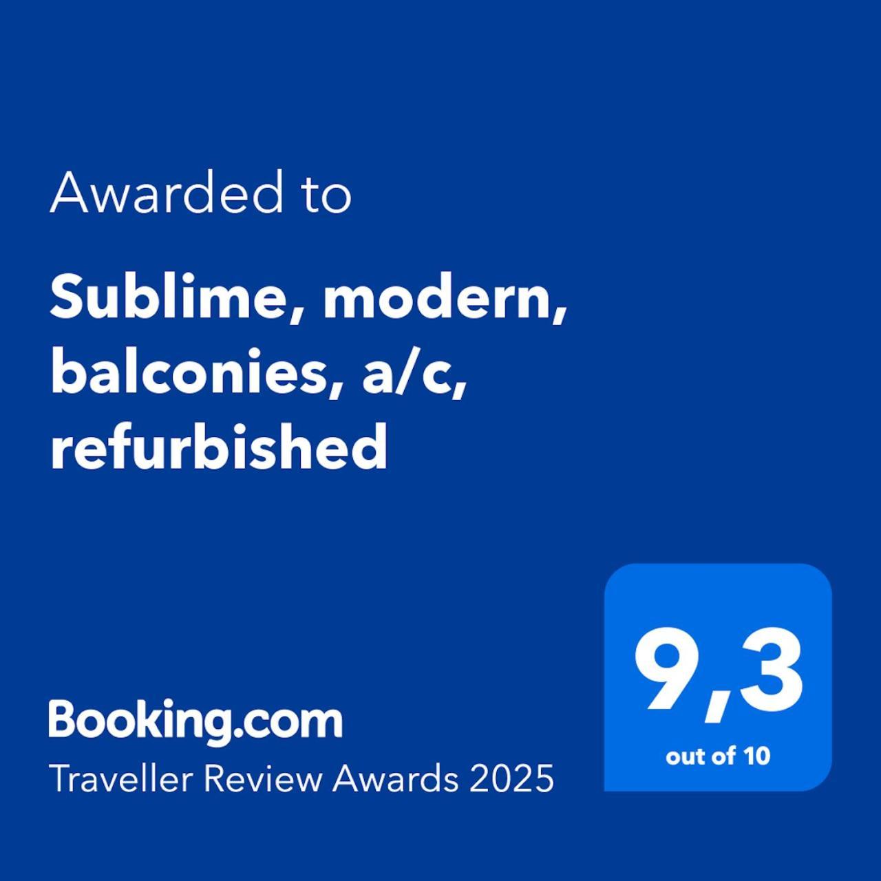 Sublime, Modern, Balconies, A/c, Refurbished Nizza